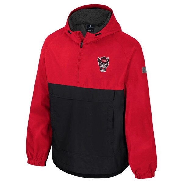 Red/Black Men's Halfzip Jacket - Wo